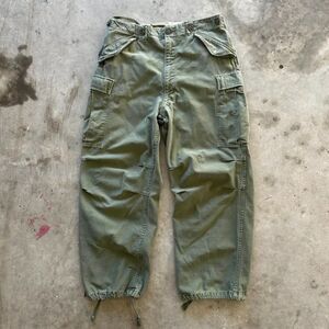 Vintage 50s Military M-1951 Cargo Pants Size 34X28
